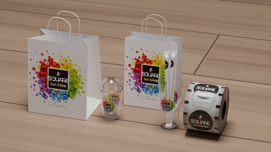 Square Bubbles Packaging